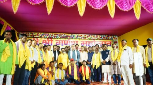 Gomiya news:श्री गणेश महोत्सव साड़म–होसिर का भव्य समापन, बीडीओ महादेव कुमार महतो सहित कई गणमान्य रहे मौजूद