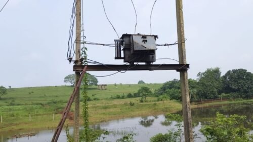 ट्रांसफॉर्मर जलने से 11 दिनों से अंधेरे में मयूरकोला, 25 घरों की बिजली ठप
