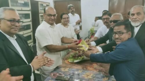 राजमहल में अधिवक्ता संघ द्वारा विदाई समारोह, जिला जज अखिल कुमार को दी गई भावभीनी विदाई