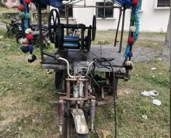 गन्ने के जूस की गाड़ी में चल रही थी चोरी की बाइक! रांगा थाना पुलिस ने किया खुलासा गन्ने के जूस की गाड़ी में चल रही थी चोरी की बाइक! रांगा थाना पुलिस ने किया खुलासा