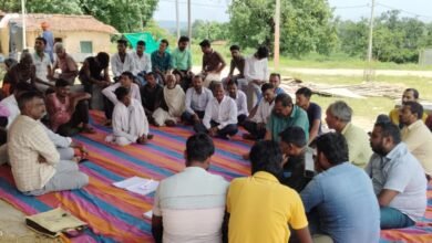 दुर्गा पूजा को लेकर मोंगर में समिति की बैठक,पदाधिकारियों व सदस्यों का हुआ चयन