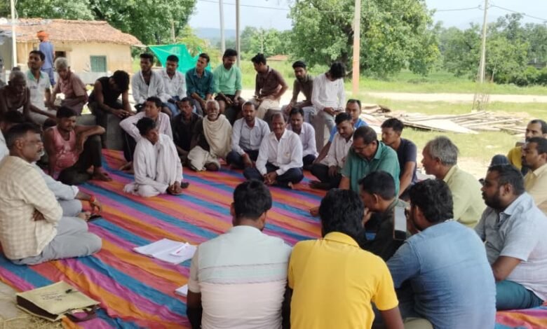 दुर्गा पूजा को लेकर मोंगर में समिति की बैठक,पदाधिकारियों व सदस्यों का हुआ चयन