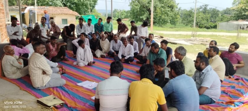 दुर्गा पूजा को लेकर मोंगर में समिति की बैठक,पदाधिकारियों व सदस्यों का हुआ चयन