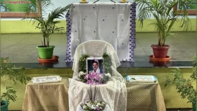 पाकुड़/महेशपुर:उर्सुलाइन कॉलेज में मंत्री सुदिव्य सोनू को श्रद्धांजलि