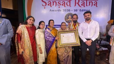 सांसद विद्युत वरण महतो को फिर मिला संसद रत्न पुरस्कार