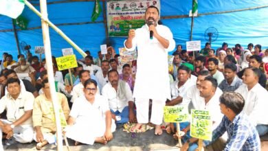 MMDR संशोधन कानून के खिलाफ बरहरवा में झामुमो का धरना, सांसद विजय हांसदा ने उठायी आवाज