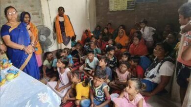 आंगनबाड़ी केंद्रों में गूंजा पोषण का संदेश,‘आंगन मिलन’ में बच्चों को बांटा पौष्टिक आहार आंगनबाड़ी केंद्रों में गूंजा पोषण का संदेश,‘आंगन मिलन’ में बच्चों को बांटा पौष्टिक आहार