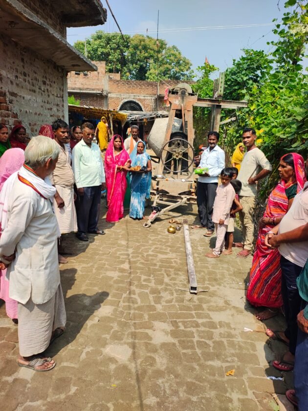शम्भूचक में पीसीसी पथ एवं नाली निर्माण का हुआ शिलान्यास शम्भूचक में पीसीसी पथ एवं नाली निर्माण का हुआ शिलान्यास