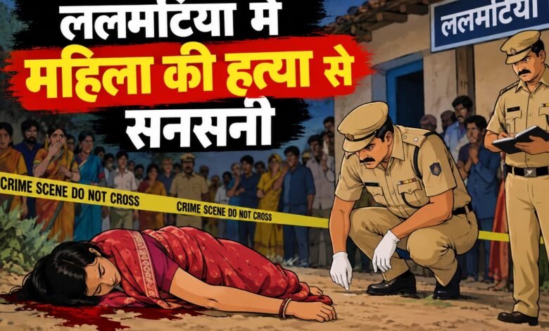 ललमटिया में महिला की हत्या से सनसनी, सिर पर मिले गहरे जख्म:पत्थर से वार की आशंका