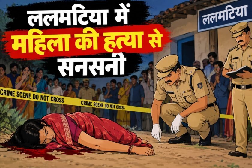 ललमटिया में महिला की हत्या से सनसनी, सिर पर मिले गहरे जख्म:पत्थर से वार की आशंका