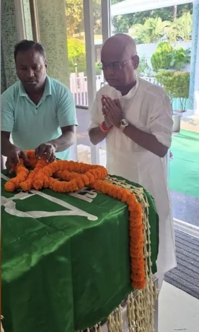 रूपी सोरेन के निधन से झामुमो में शोक की लहर,पंकज मिश्रा समेत नेताओं ने दी श्रद्धांजलि
