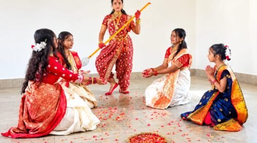 नवरात्रि के रंग में रंगा एलीट पब्लिक स्कूल,विद्यार्थियों की प्रस्तुतियों ने बांधा समां
