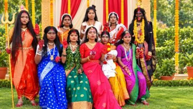 गोमिया में मां दुर्गा के नौ स्वरूपों की झांकी बनी आकर्षण का केंद्र, प्रशिक्षु युवतियों ने किया शानदार प्रदर्शन गोमिया में मां दुर्गा के नौ स्वरूपों की झांकी बनी आकर्षण का केंद्र, प्रशिक्षु युवतियों ने किया शानदार प्रदर्शन