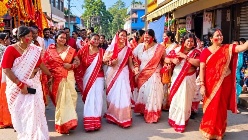 गंगा आरती की दिव्यता,डांडिया की धमक और आस्था के सैलाब के बीच संपन्न हुआ अमड़ापाड़ा का 102वां ऐतिहासिक दुर्गोत्सव