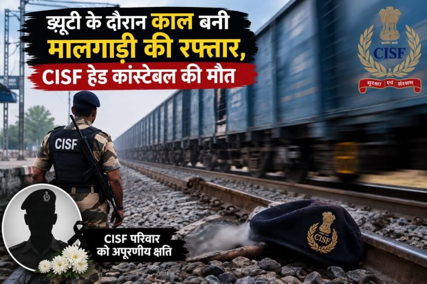 Pakud:ड्यूटी के दौरान काल बनी मालगाड़ी की रफ्तार, CISF हेड कांस्टेबल की मौत Pakud:ड्यूटी के दौरान काल बनी मालगाड़ी की रफ्तार, CISF हेड कांस्टेबल की मौत
