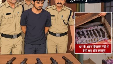 साहिबगंज में पांच देसी कट्टे और पांच कारतूस बरामद, एक गिरफ्तार साहिबगंज में पांच देसी कट्टे और पांच कारतूस बरामद, एक गिरफ्तार