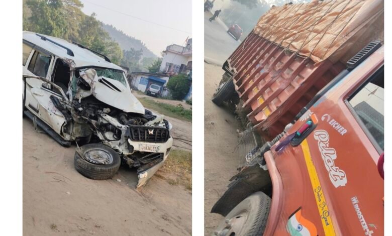 लातेहार में बोलेरो और ट्रक की सीधी टक्कर,दो लोग गंभीर रूप से घायल लातेहार में बोलेरो और ट्रक की सीधी टक्कर,दो लोग गंभीर रूप से घायल