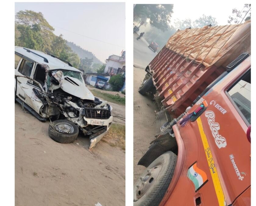 लातेहार में बोलेरो और ट्रक की सीधी टक्कर,दो लोग गंभीर रूप से घायल लातेहार में बोलेरो और ट्रक की सीधी टक्कर,दो लोग गंभीर रूप से घायल