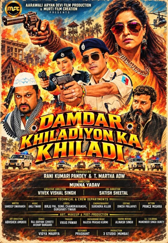 फिल्म 'दमदार खिलाड़ियों का खिलाड़ी 'का प्रीमियर शो 11अक्तूबर को नागालैंड में।‌