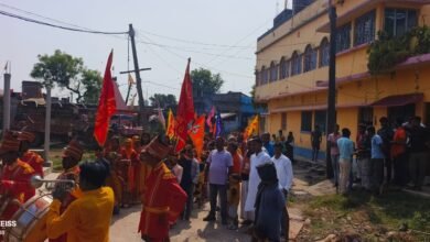 कोटालपोखर, मयूरकोला में नवरात्र पूजा और कलश यात्रा कोटालपोखर, मयूरकोला में नवरात्र पूजा और कलश यात्रा