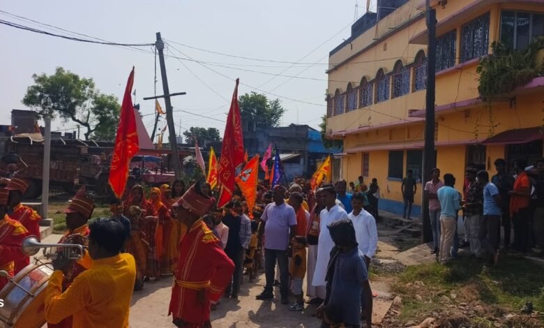कोटालपोखर, मयूरकोला में नवरात्र पूजा और कलश यात्रा कोटालपोखर, मयूरकोला में नवरात्र पूजा और कलश यात्रा