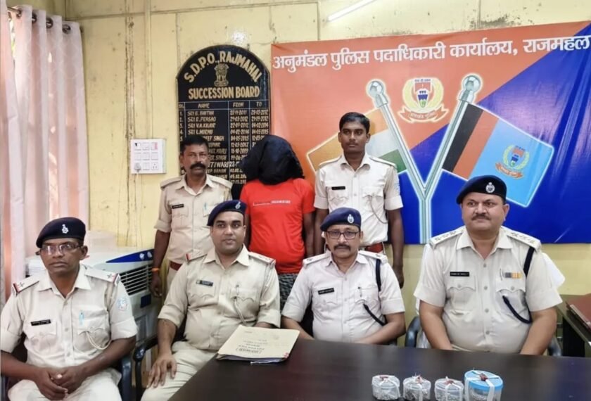 राजमहल में चोरी का खुलासा,चांदी के आभूषणों के साथ एक आरोपी गिरफ्तार