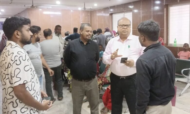 पाकुड़ सदर अस्पताल का निरीक्षण,सिविल सर्जन ने जांची दवा