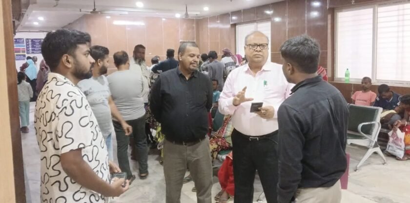 पाकुड़ सदर अस्पताल का निरीक्षण,सिविल सर्जन ने जांची दवा