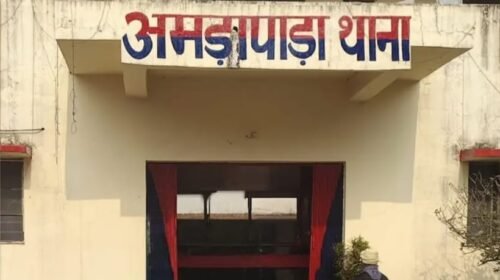 अमड़ापाड़ा में पेड़ से लटका मिला महिला का शव,झोले से मिले आधार कार्ड और बैंक पासबुक