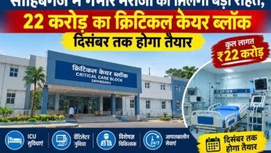 साहिबगंज सदर अस्पताल में 22 करोड़ का क्रिटिकल केयर ब्लॉक, 50 बेड की सुविधा साहिबगंज सदर अस्पताल में 22 करोड़ का क्रिटिकल केयर ब्लॉक, 50 बेड की सुविधा
