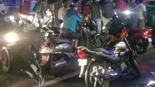 रांची BIT मेसरा के पास सड़क हादसा,महिला की मौत के बाद सड़क जाम