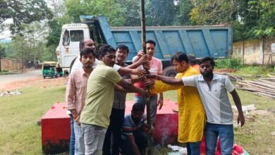 विद्यापति नगर में मां काली पूजा पंडाल का भूमि पूजन संपन्न, 8 नवंबर को होगी पूजा विद्यापति नगर में मां काली पूजा पंडाल का भूमि पूजन संपन्न, 8 नवंबर को होगी पूजा