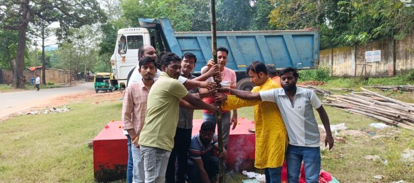 विद्यापति नगर में मां काली पूजा पंडाल का भूमि पूजन संपन्न, 8 नवंबर को होगी पूजा विद्यापति नगर में मां काली पूजा पंडाल का भूमि पूजन संपन्न, 8 नवंबर को होगी पूजा