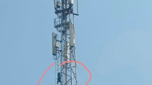 पलामू में प्रेमी से शादी की जिद में मोबाइल टावर पर चढ़ी नाबालिग छात्रा